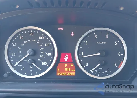 2004 BMW 530I из США, поврежденный, VIN WBANA73534B805324